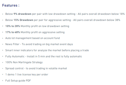 Features of Red Fox EA.