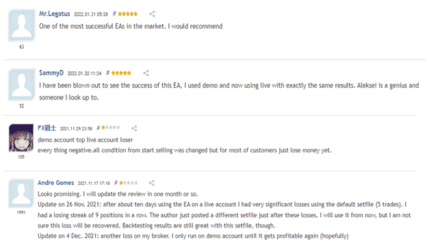 User feedback on MQL5.